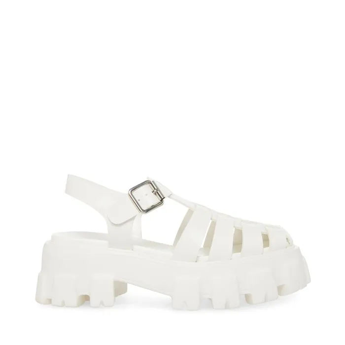 Steve Madden Echo White Womens Sandals