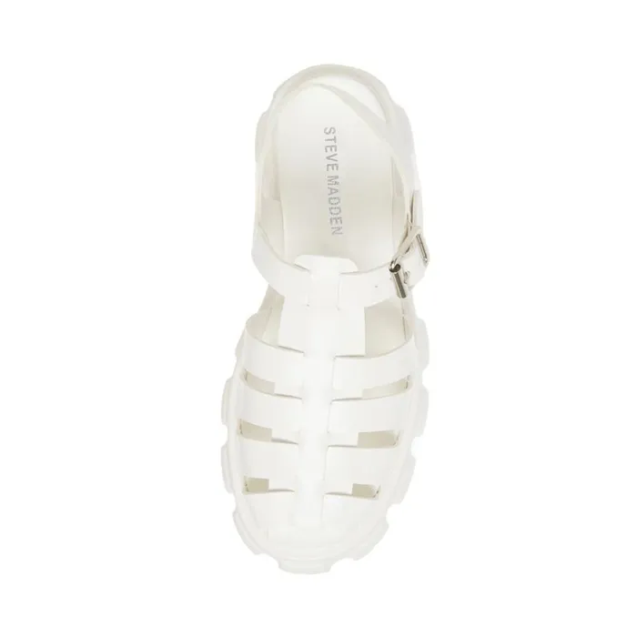 Steve Madden Echo White Womens Sandals