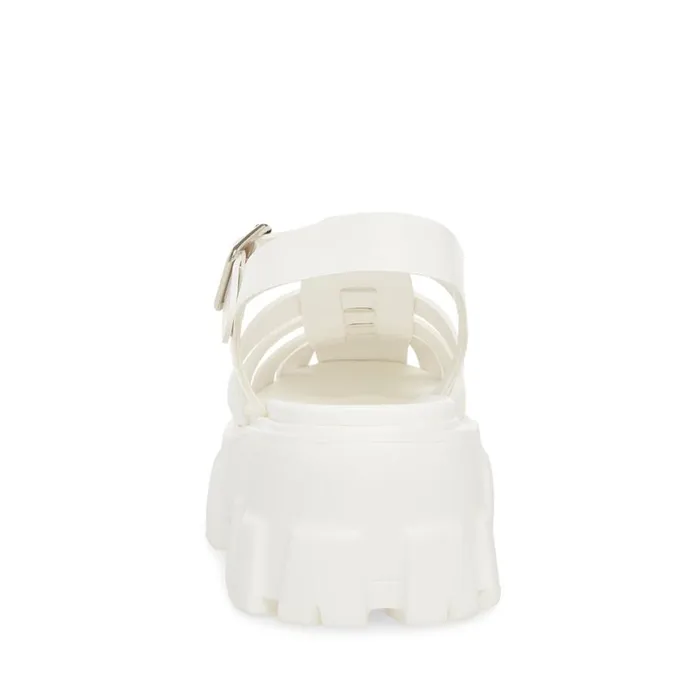 Steve Madden Echo White Womens Sandals