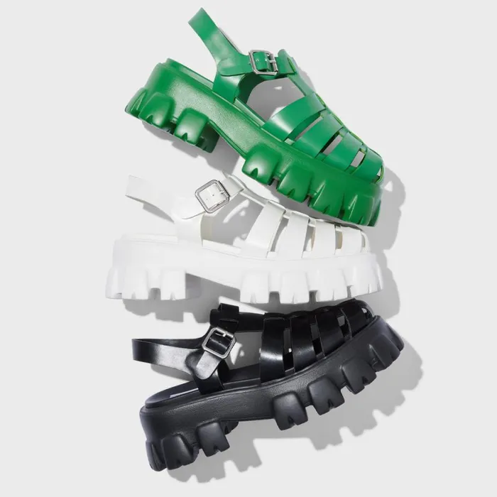 Steve Madden Echo White Womens Sandals