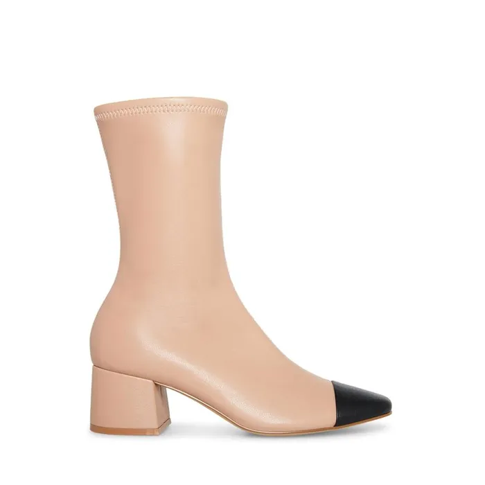 Steve Madden Elisha Tan Multi Womens Boots and Booties