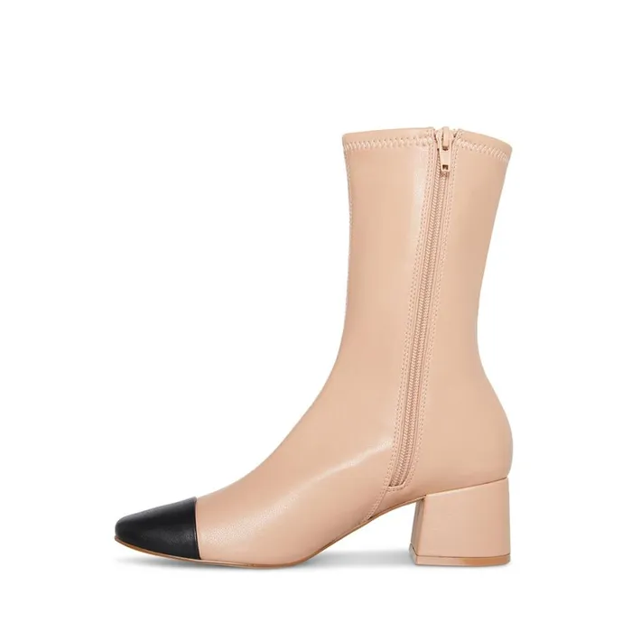 Steve Madden Elisha Tan Multi Womens Boots and Booties