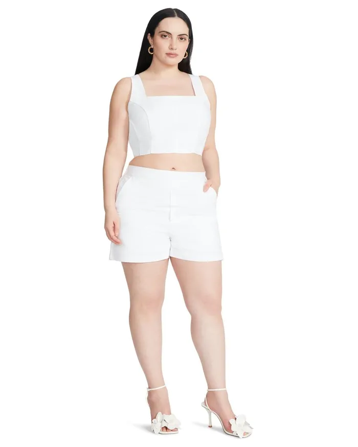 Steve Madden Eni Short White Womens Bottoms