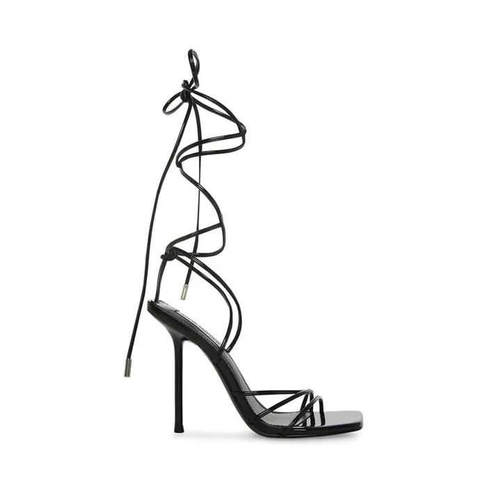 Steve Madden Evita Black Patent Womens Heels