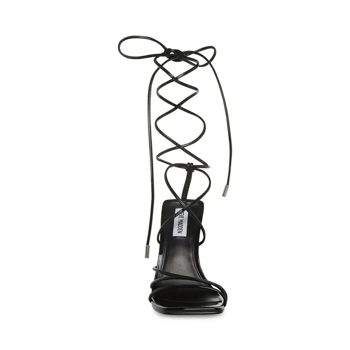 Steve Madden Evita Black Patent Womens Heels