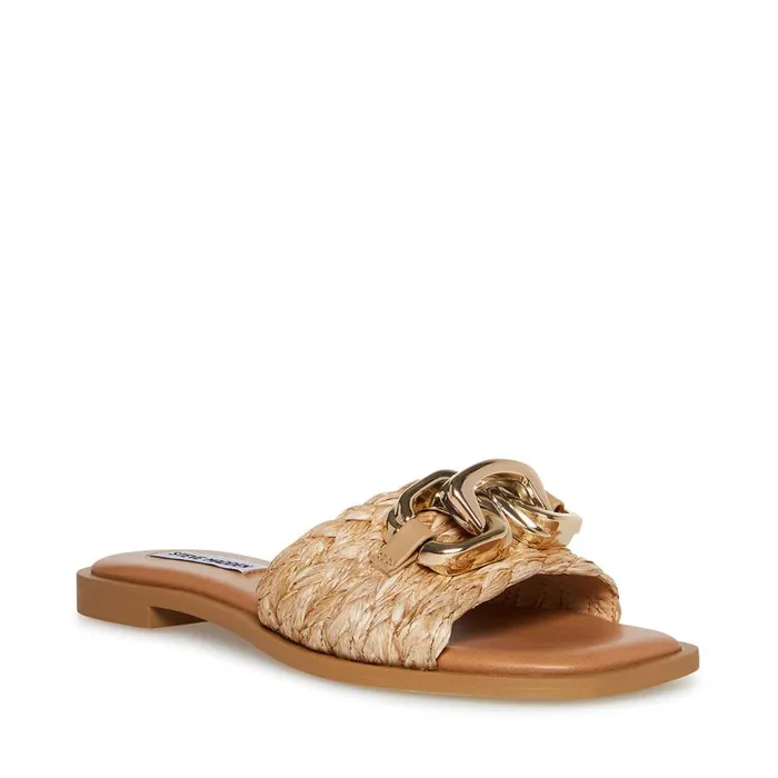 Steve Madden Gene Raffia Womens Sandals