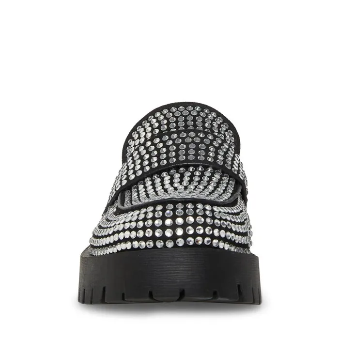 Steve Madden Giorgina Rhinestones Womens Loafers and Flats