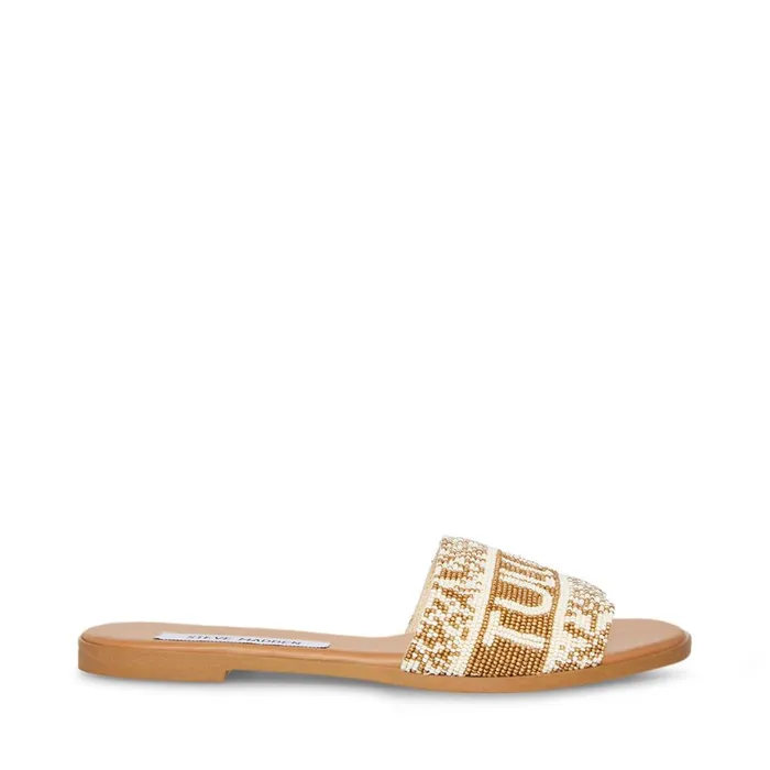 Steve Madden KnoxB Brown Multi Womens Sandals