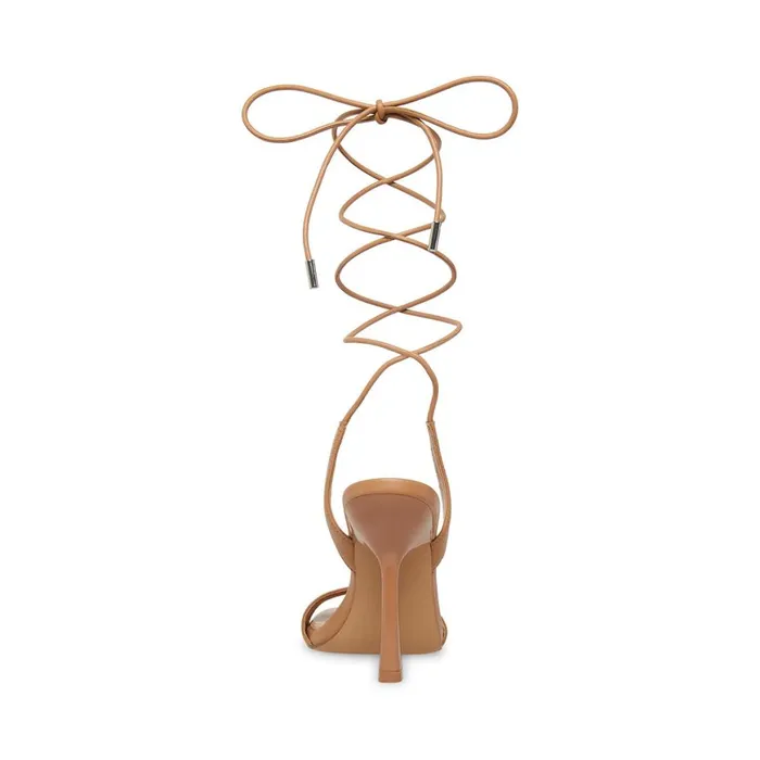 Steve Madden Michelle Natural Leather Womens Heels