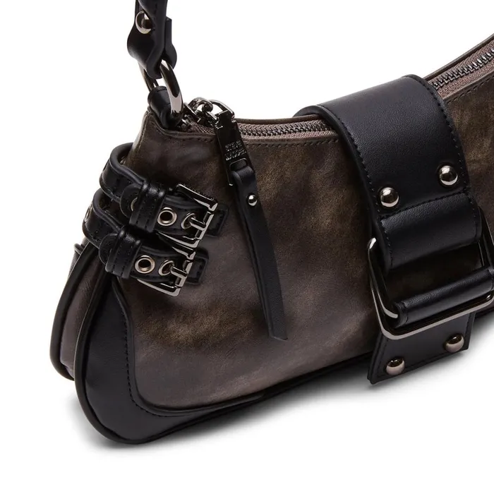 Steve Madden Nico Bag Brown Distressed Womens Shoulder Bags Steve Madden Nico Bag Brown Distressed Womens Shoulder Bags