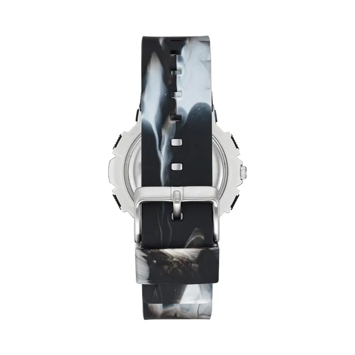 Steve Madden Oversized Sport Watch Tie Dye Black Womens Watches