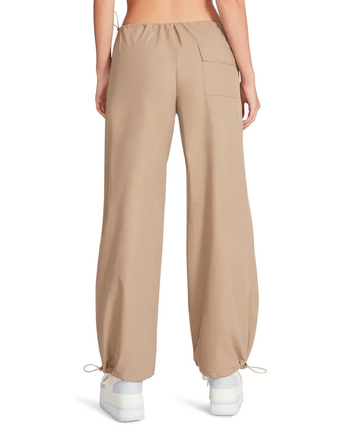 Steve Madden Pia Parachute Pant Khaki Womens Bottoms