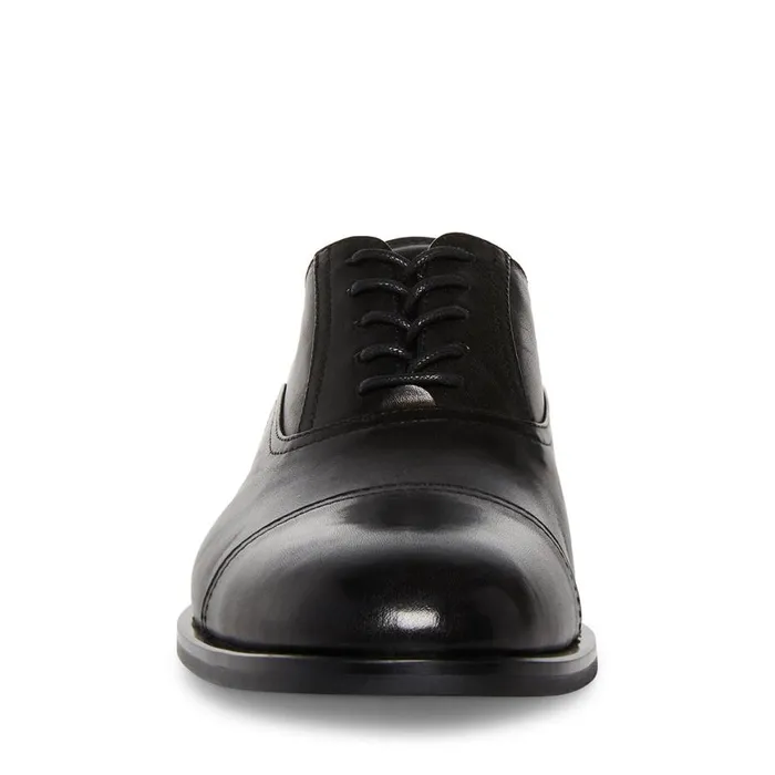 Steve Madden Princeton Black Leather Mens Dress Steve Madden Princeton Black Leather Mens Dress
