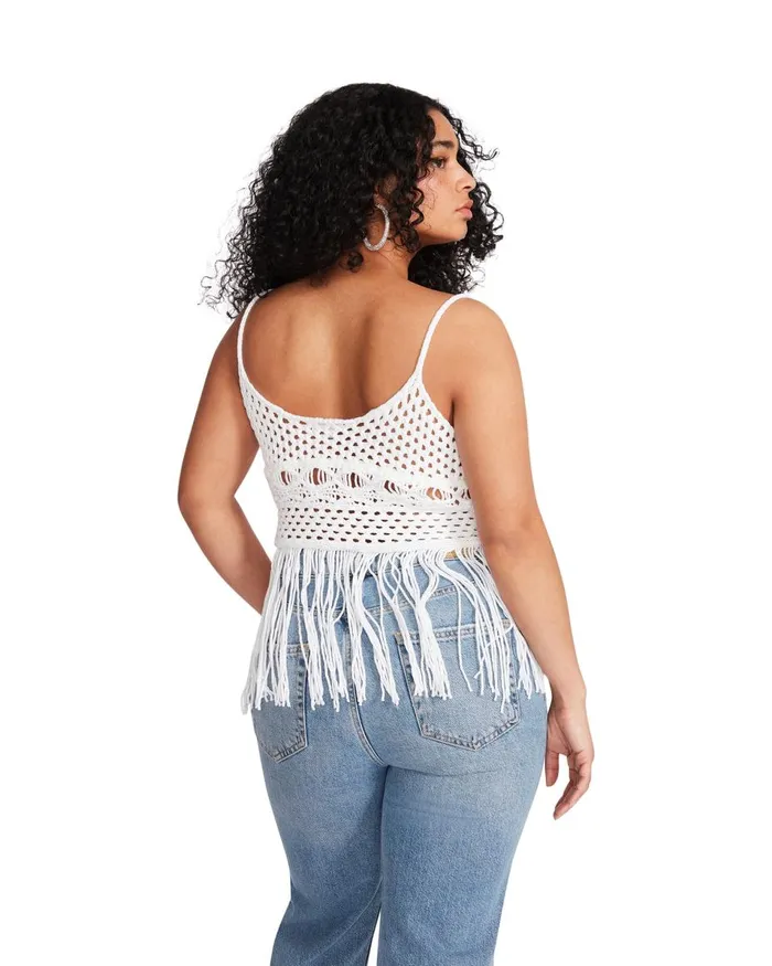 Steve Madden Ria Top White Womens Tops and Shirts