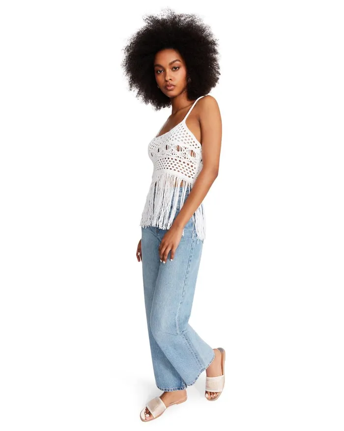 Steve Madden Ria Top White Womens Tops and Shirts