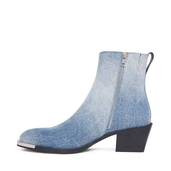 Steve Madden Richie Denim Fabric Mens Boots