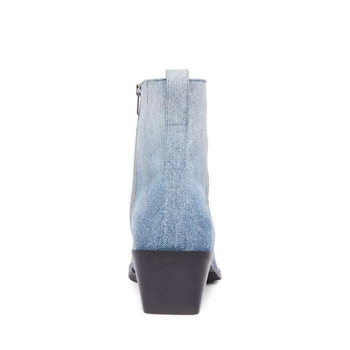 Steve Madden Richie Denim Fabric Mens Boots