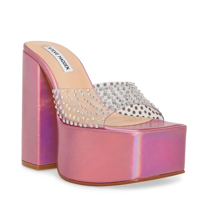 Steve Madden Ruby Iridescent Womens Heels