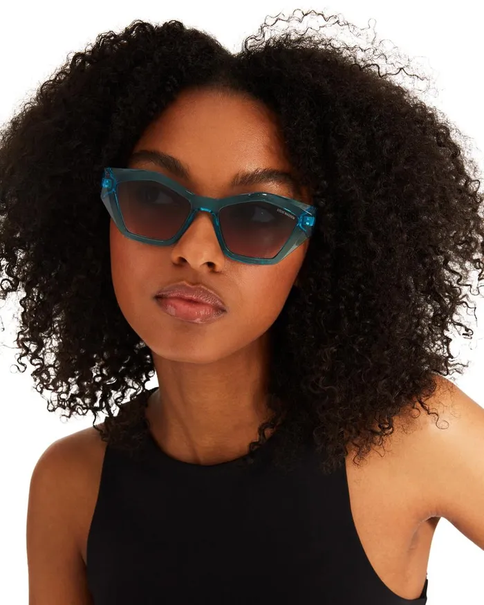 Steve Madden Stacia Sunglasses Blue Womens Sunglasses
