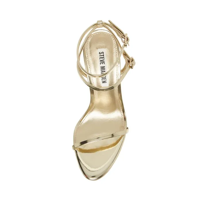 Steve Madden Theresa Champagne Womens Heels
