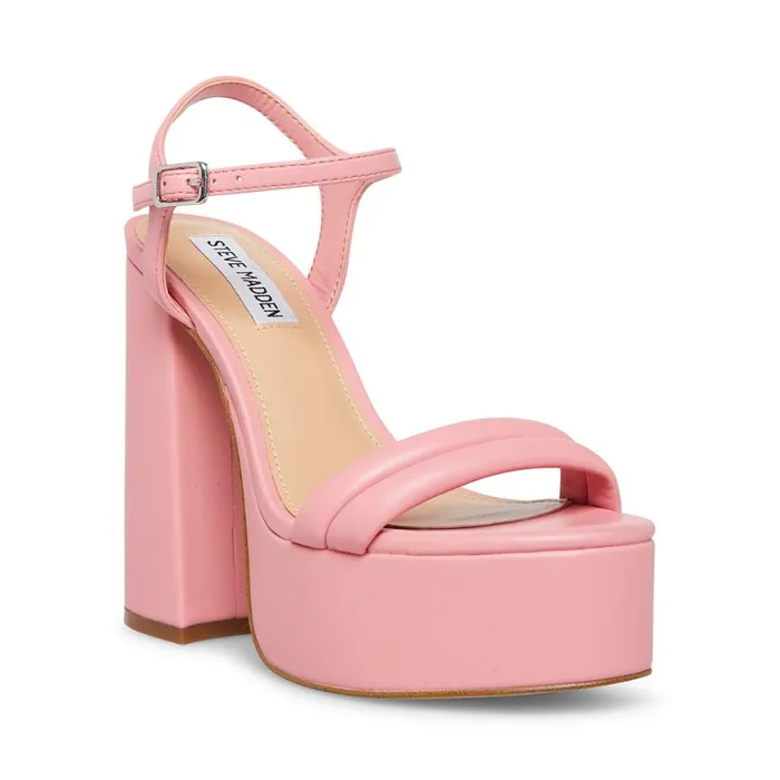 Steve Madden Tille Pink Womens Heels