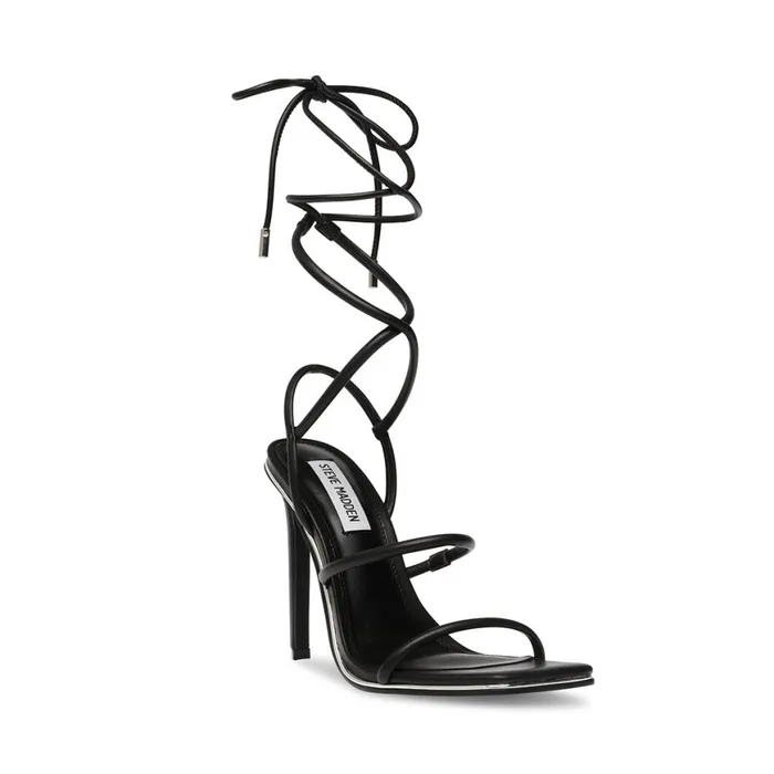 Steve Madden Unfold Black Womens Heels