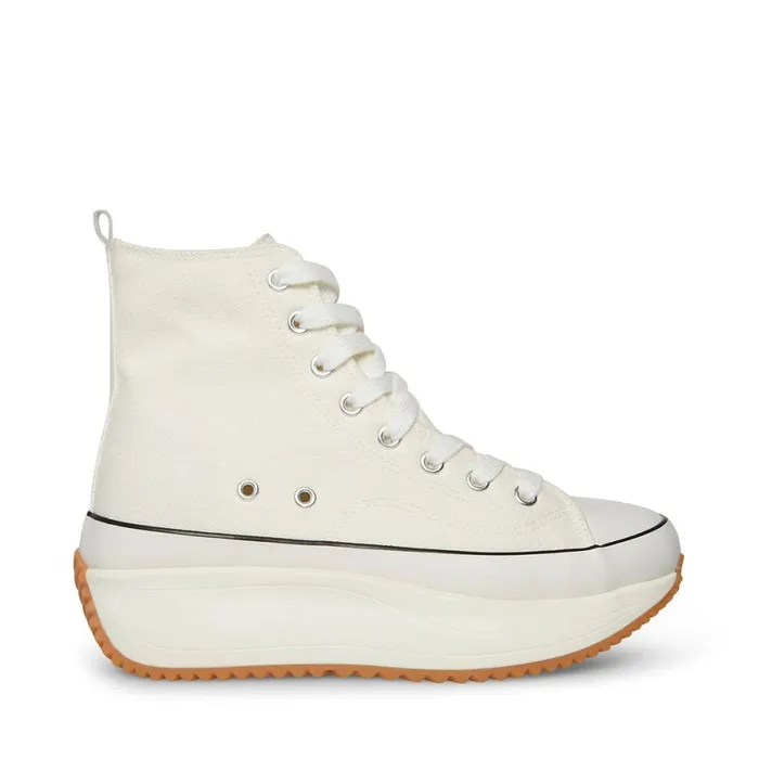 Steve Madden Winston White Womens Sneakers