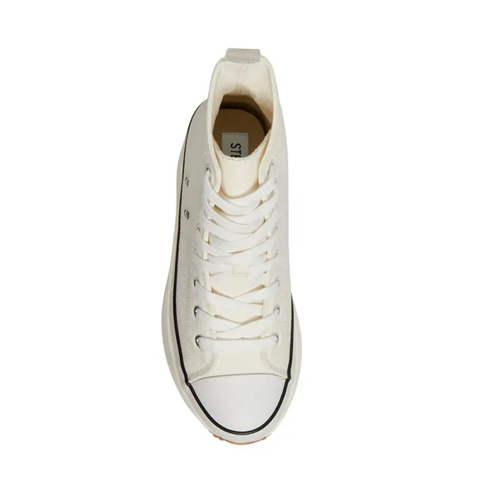 Steve Madden Winston White Womens Sneakers