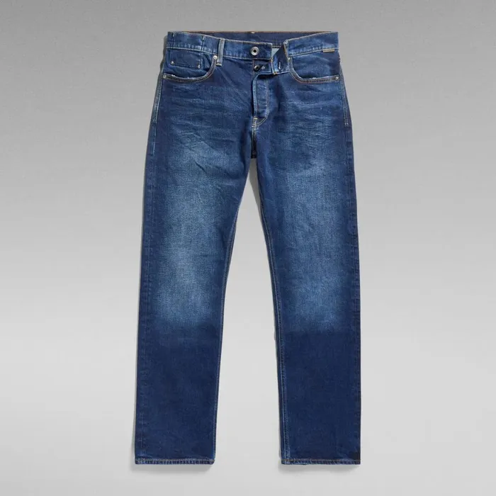 Straight Men GStar RAW Dakota Regular Straight Jeans Worn In Dusk Blue