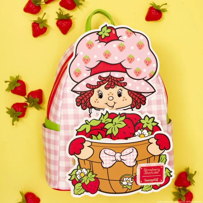 Strawberry Shortcake Exclusive Custard Surprise Cosplay Mini Backpack Unisex Loungefly Backpacks Strawberry Shortcake Exclusive Custard Surprise Cosplay Mini Backpack Unisex Loungefly Backpacks