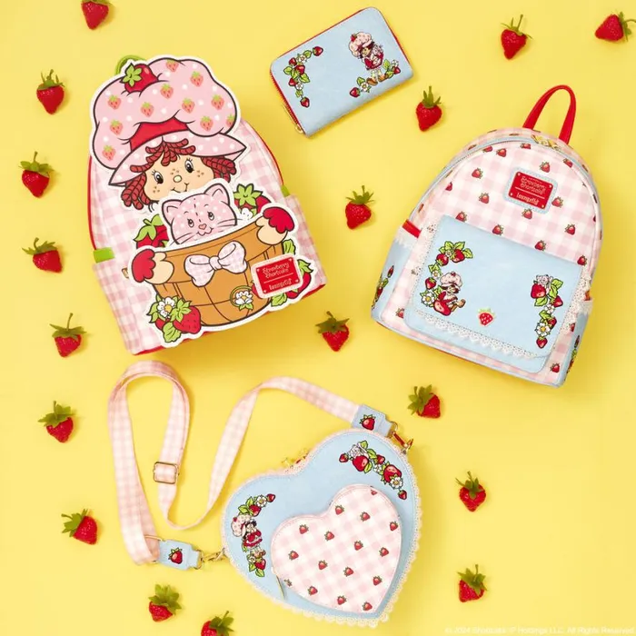 Strawberry Shortcake Exclusive Custard Surprise Cosplay Mini Backpack Unisex Loungefly Backpacks Strawberry Shortcake Exclusive Custard Surprise Cosplay Mini Backpack Unisex Loungefly Backpacks