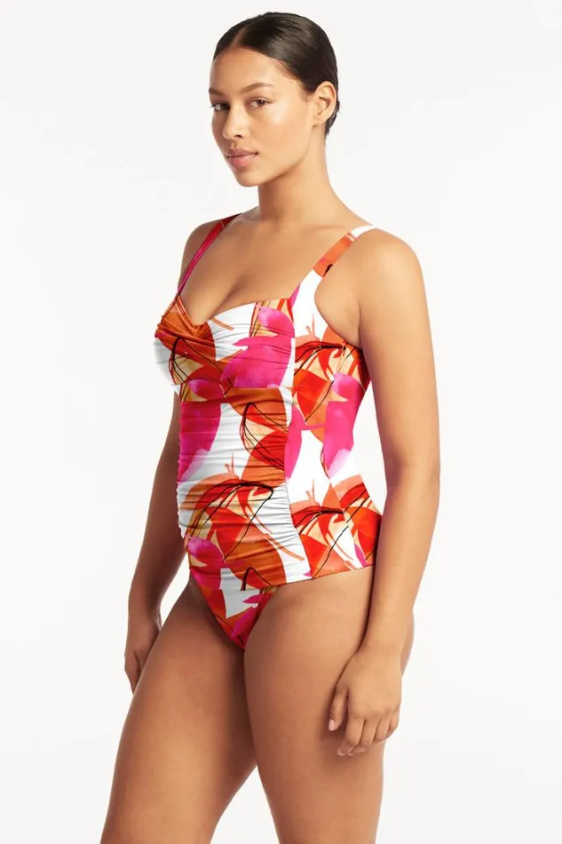 Sublime Twist Front Tankini Sublime Flame Women Sea Level Tankinis and Singlets