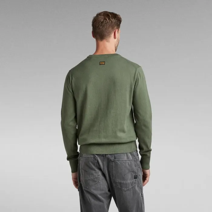 Sweaters Men GStar RAW Premium Core Knitted Sweater Light Hunter