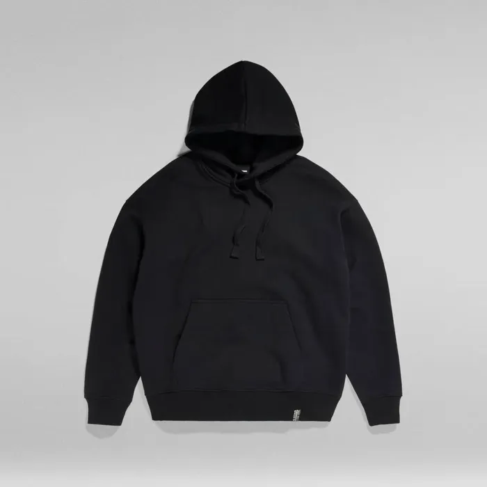 Sweatshirts and Hoodies Men GStar RAW Essential Unisex Loose Hoodie Dark Black