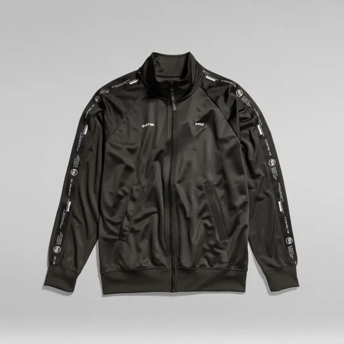 Sweatshirts and Hoodies Men GStar RAW Logo Tape Track Jacket Cloack