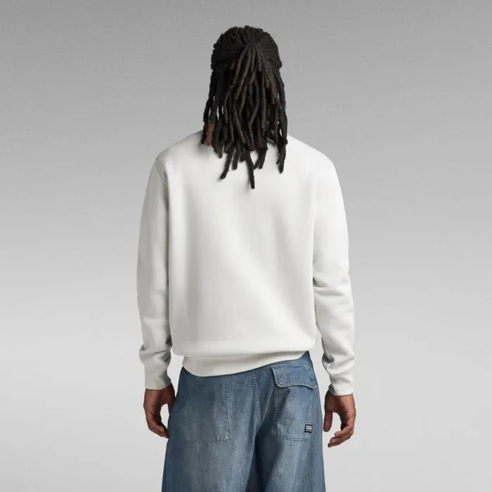 Sweatshirts and Hoodies Men GStar RAW Originals Sweater Oyster Mushroom