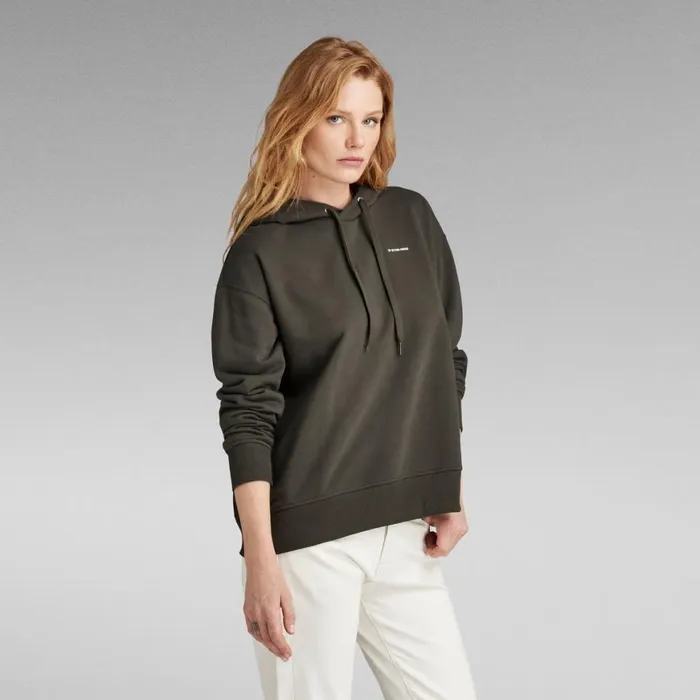 Sweatshirts and Hoodies Women GStar RAW Graphic Core Hooded Sweater Asfalt