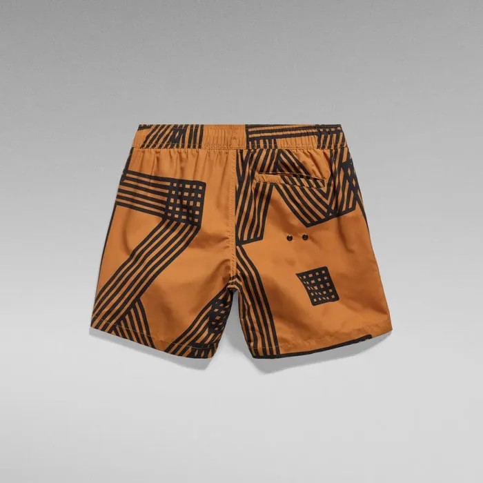 Swimwear Men GStar RAW Dirik Allover Swim Shorts Dark Vulcan Seven Four Eleven