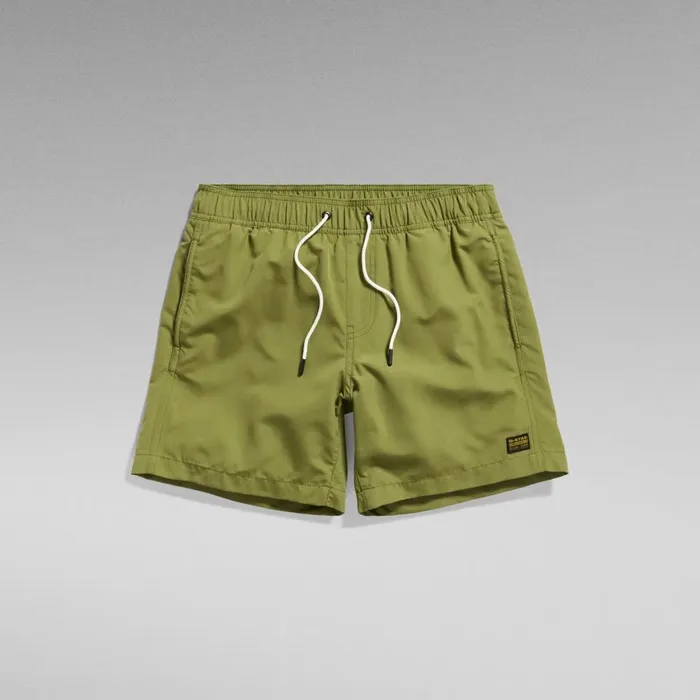 Swimwear Men GStar RAW Dirik Solid Swim Shorts Bright Rovic Green