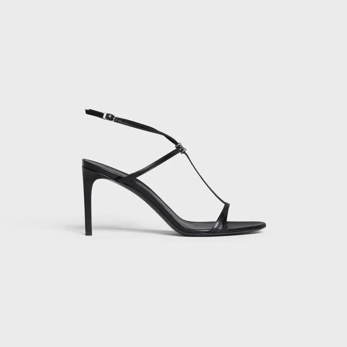 TBar Triomphe Sandal In Calfskin Black Women CELINE SANDALS