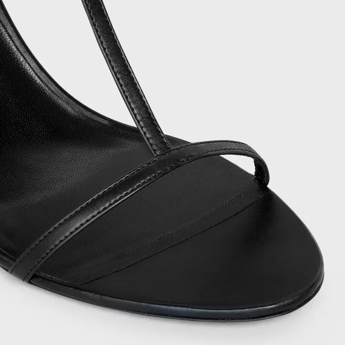 TBar Triomphe Sandal In Calfskin Black Women CELINE SANDALS