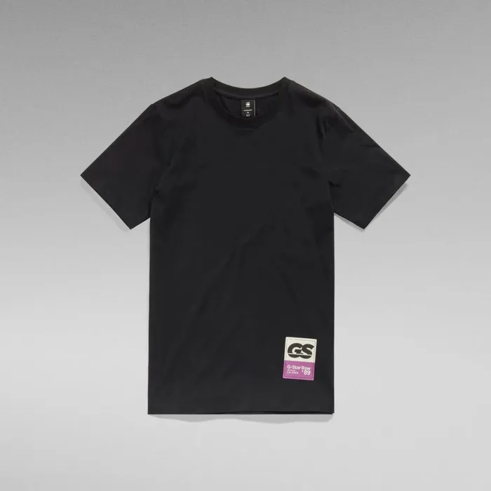 TShirts and Polos Men GStar RAW Back Graphic Slim TShirt Dark Black