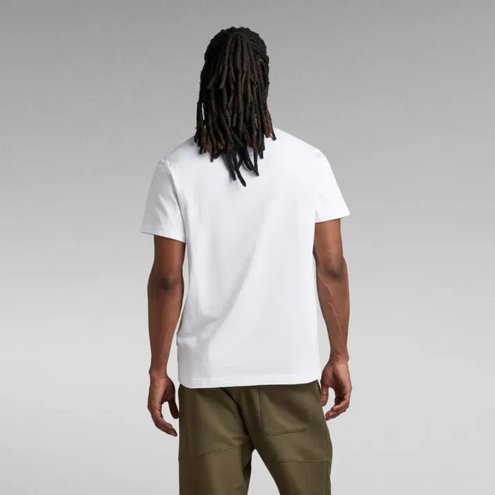TShirts and Polos Men GStar RAW Badges TShirt White