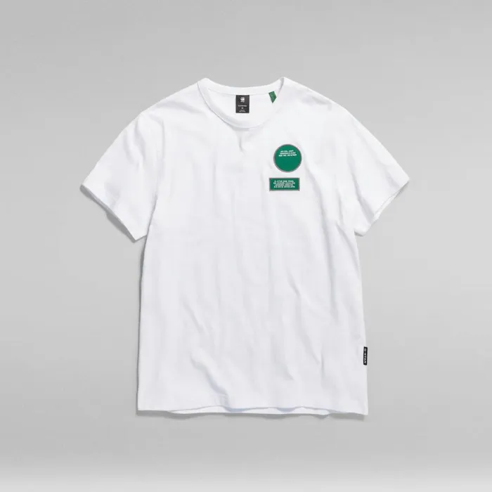 TShirts and Polos Men GStar RAW Badges TShirt White