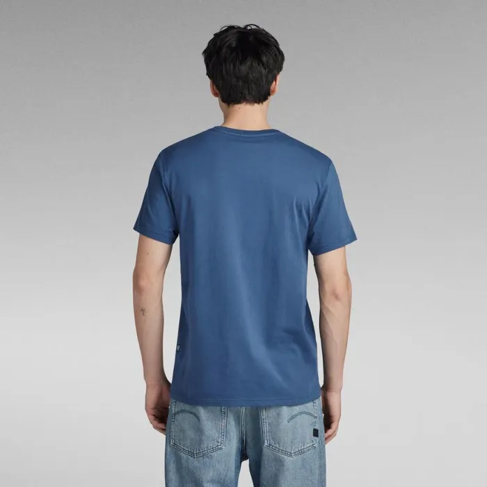 TShirts and Polos Men GStar RAW Chest Graphic TShirt Rank Blue