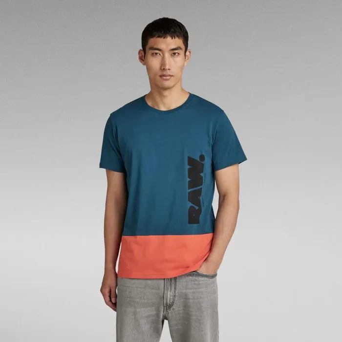 TShirts and Polos Men GStar RAW Color Block RAW TShirt Nitro