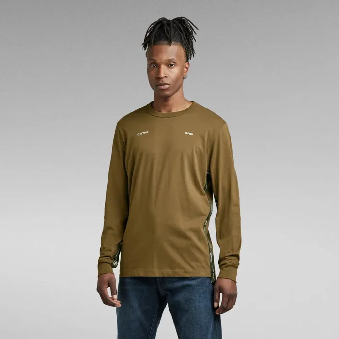 TShirts and Polos Men GStar RAW Logo Tape TShirt Rain Drum