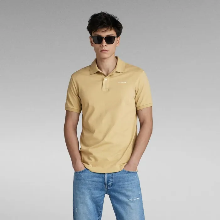 TShirts and Polos Men GStar RAW Oluv Slim Polo Light Moss