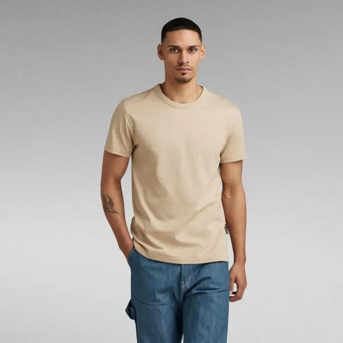 TShirts and Polos Men GStar RAW Premium Base TShirt Westpoint Khaki