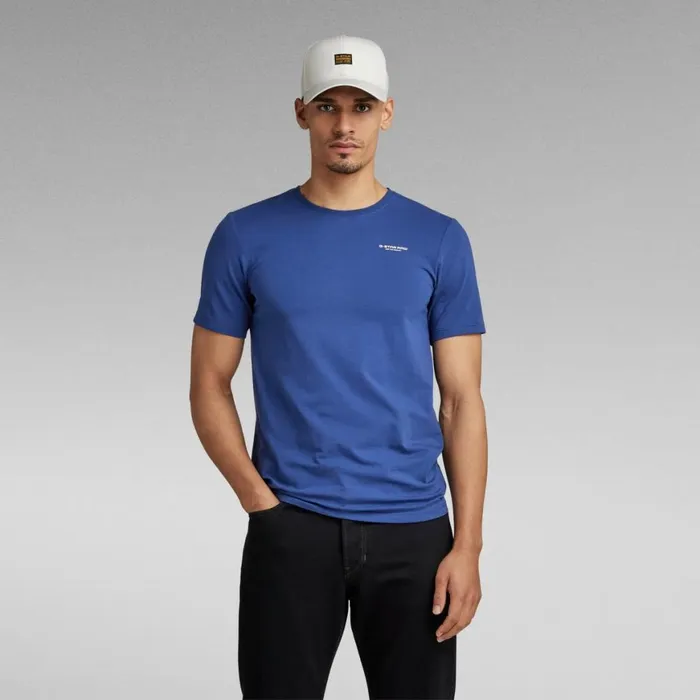 TShirts and Polos Men GStar RAW Slim Base TShirt Ballpen Blue